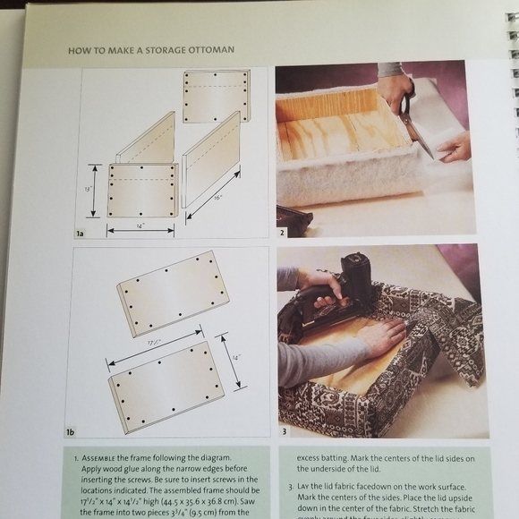 Singer Upholstery Basics Plus DIY Book Manual Recover Chairs Stools Ottomans - Picture 4 of 11